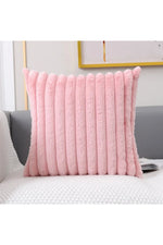 Soft White Plush Pillow Case