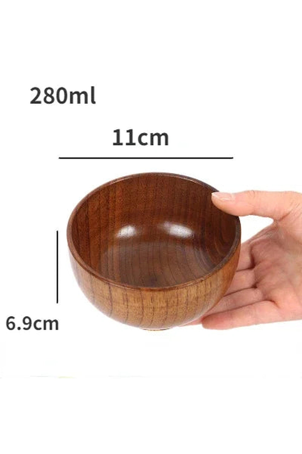 Rustic Charm Wooden Bowl Set