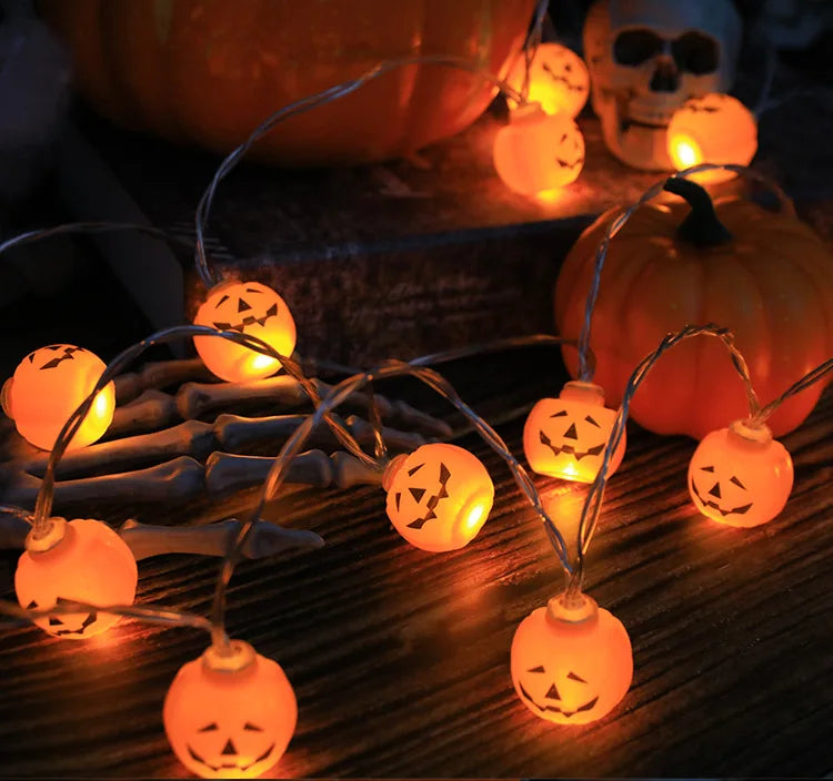 Cadena de luces LED espeluznantes para Halloween