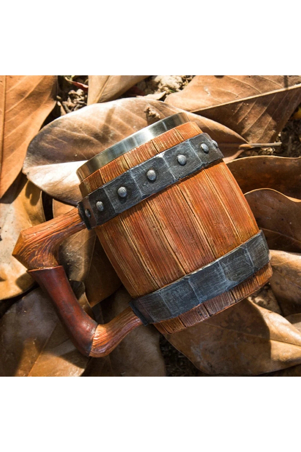 Wood Style Viking Mug