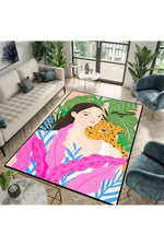 Jungle Goddess Boho Area Rug