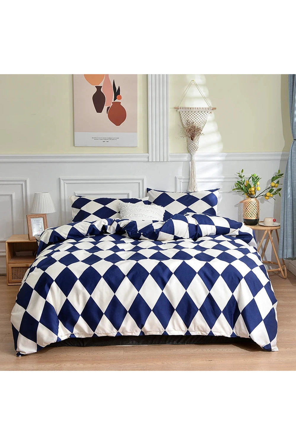 Monochrome Double Bedding Set