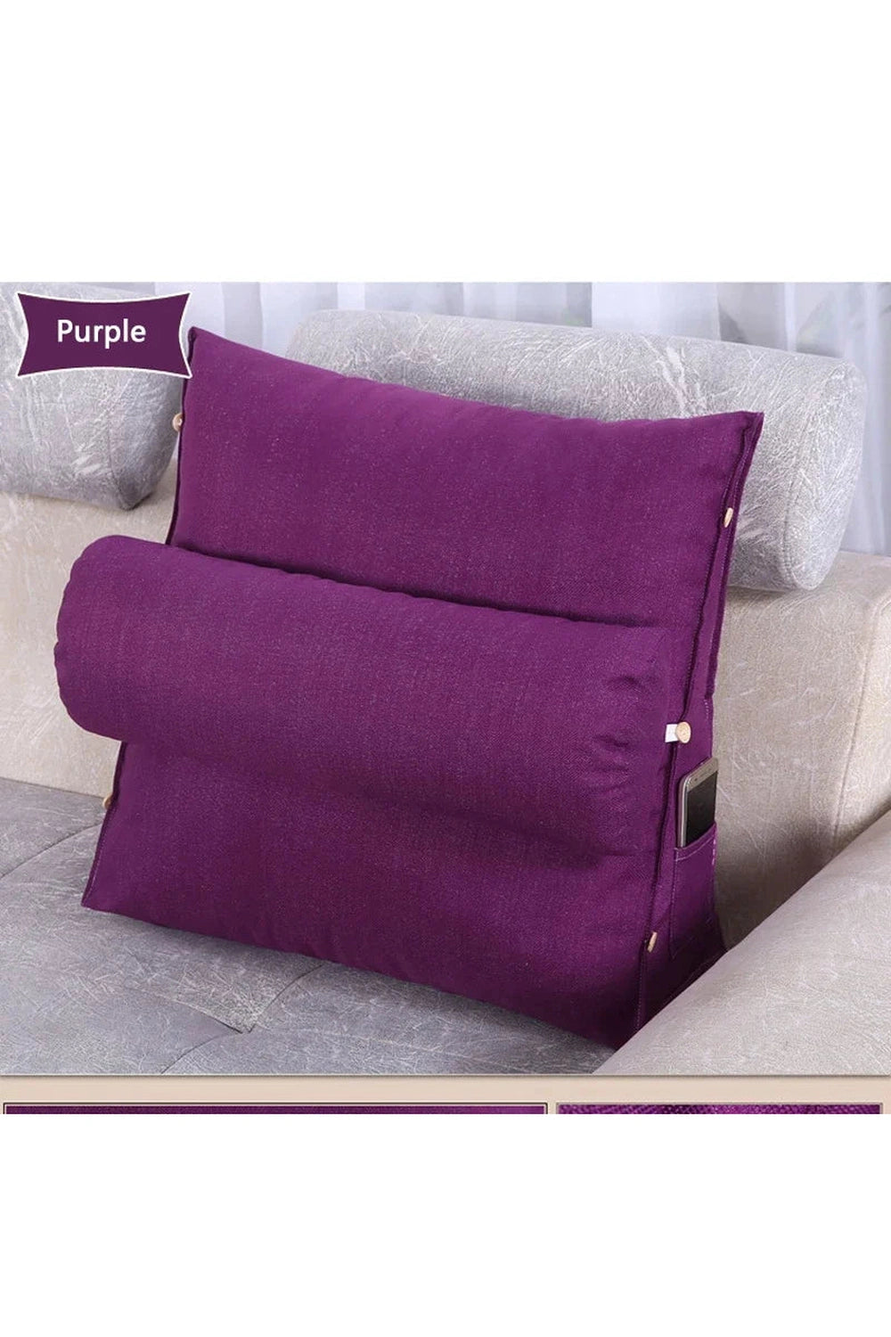 Fall Decor Cozy Reading Lounge Backrest Pillow