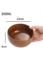 Rustic Charm Wooden Bowl Set