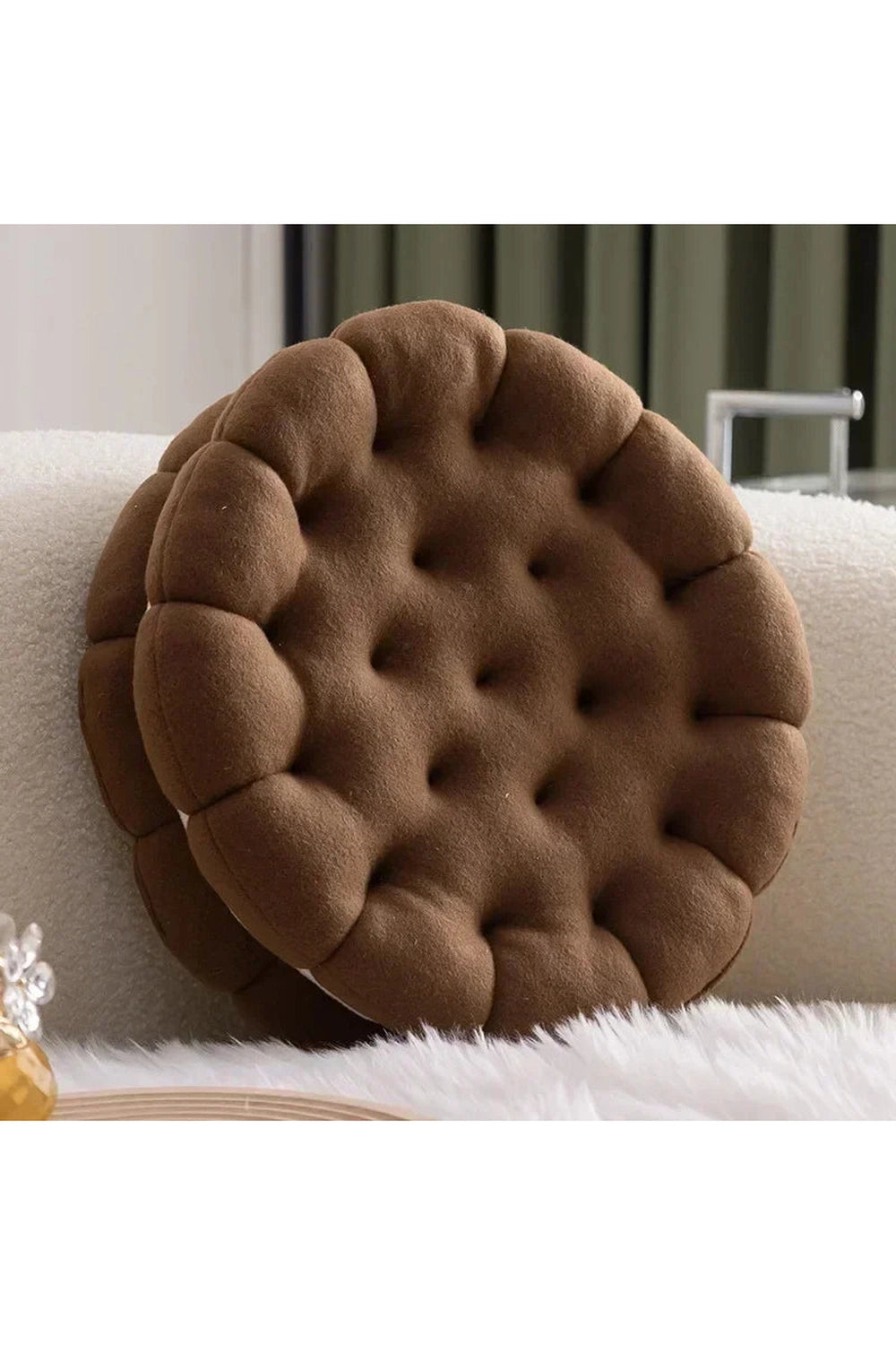 Ins Sandwich Biscuit Sofa Cushion Soft Comfortable Thick Seat Cushion Living Room Bedroom Home Decor Throw Pillow Back Cushions