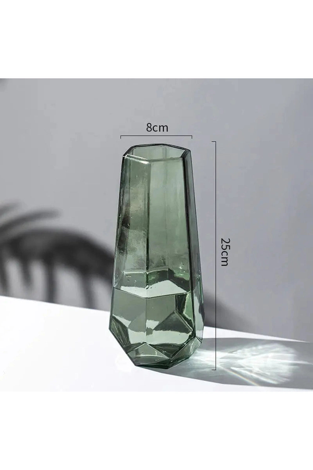 Transparent Glass Flower Vase