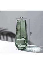 Transparent Glass Flower Vase