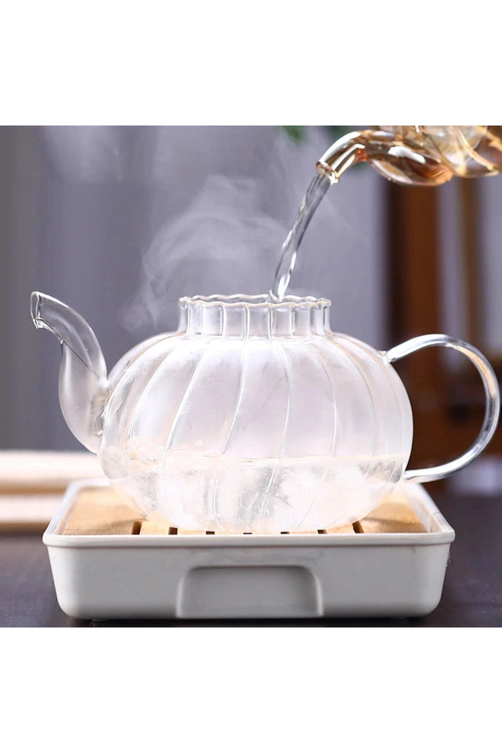 Heat-Resistant Glass Teapot