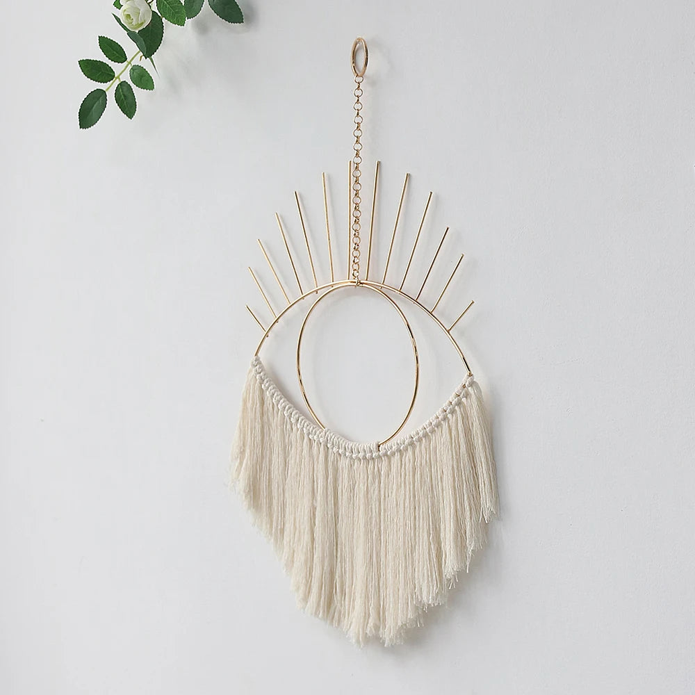 Sunburst Boho Auge Wandbehang