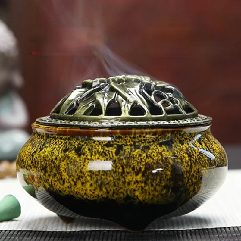 Jade Serenity Incense Burner