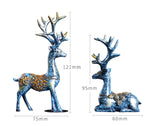 Lucky Deer Resin Sculpture