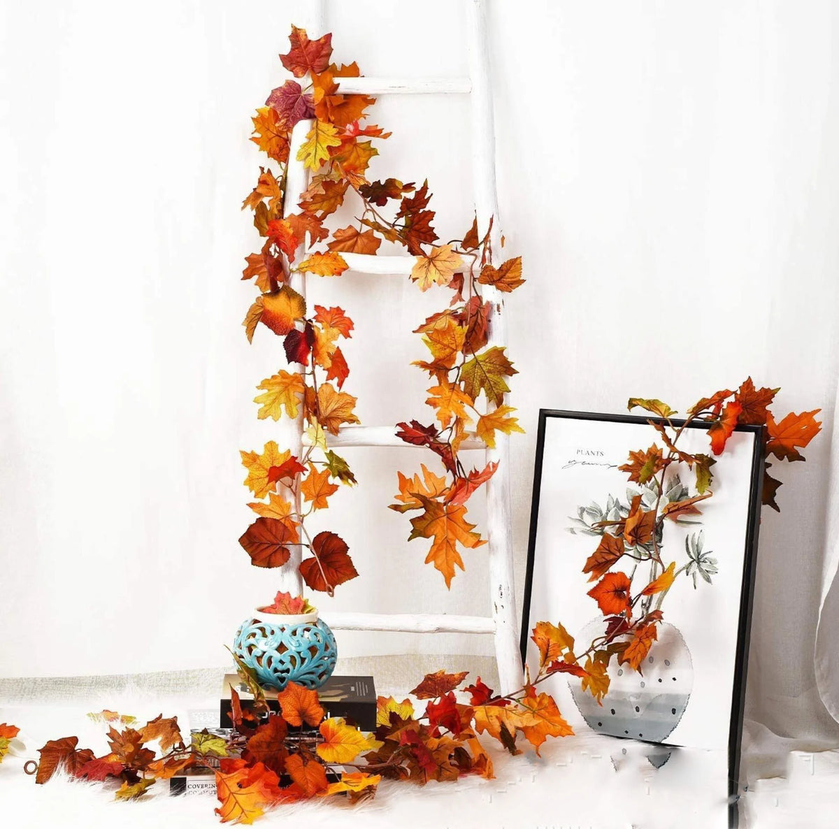 Harvest Glow Leaf Garland