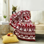 Christmas Alpine Charm Reindeer Blanket