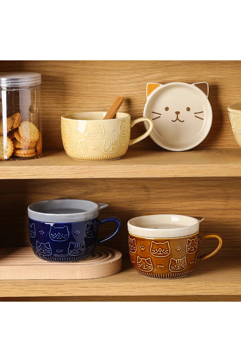 Japanese Cartoon Cat Coffee Mug