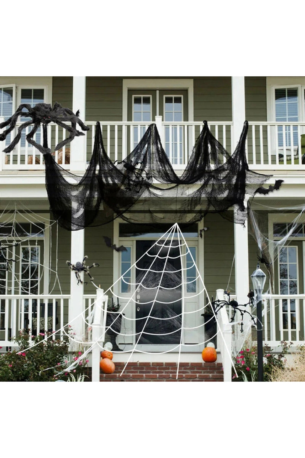 Gothic Cobweb Halloween Hanging Cloth