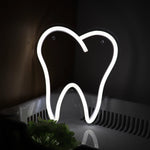 White Teeth Neon Sign