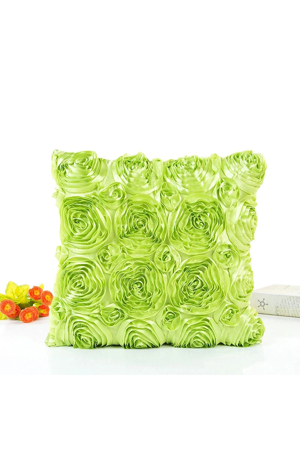 Romantic 3D Rose Pillow Case