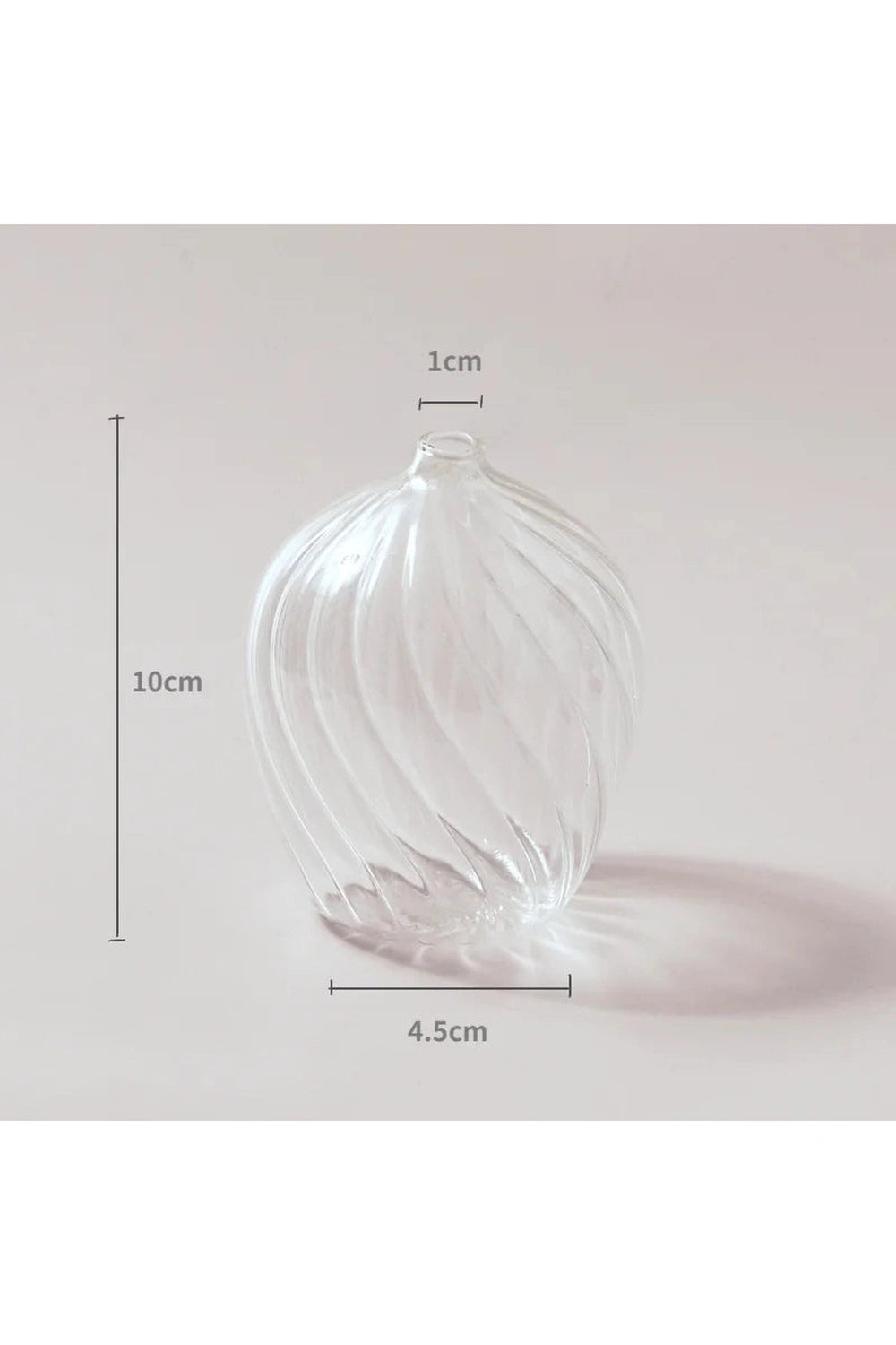 Clear Modern Glass Vase