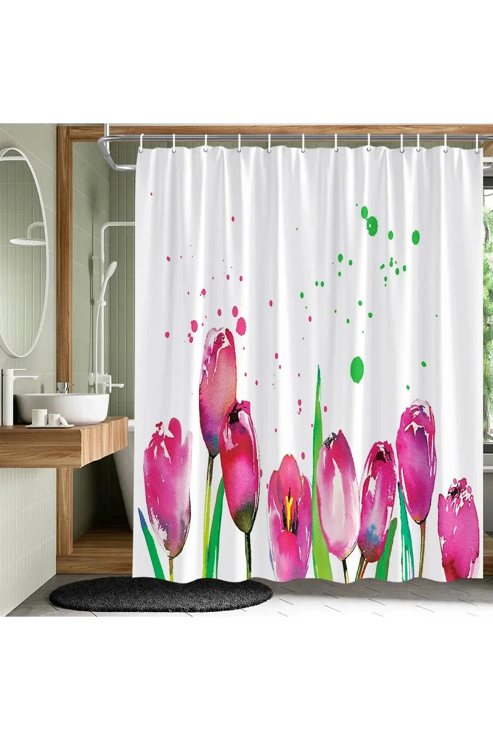 Garden Leaves Shower Curtain