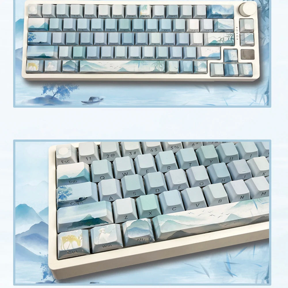 Lake Blue Keycaps