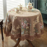 Regal Rose Tapestry Tablecloth