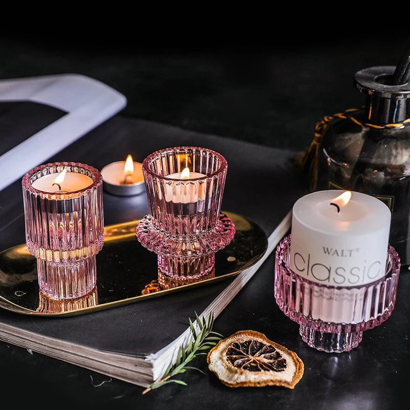 Creative Transparent Candle Holder