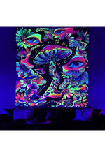 Psychedelic Alien Abduction Tapestry