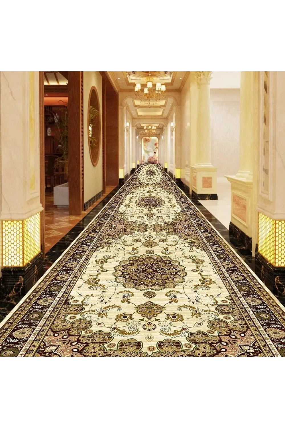 Long Modern Corridor Rug