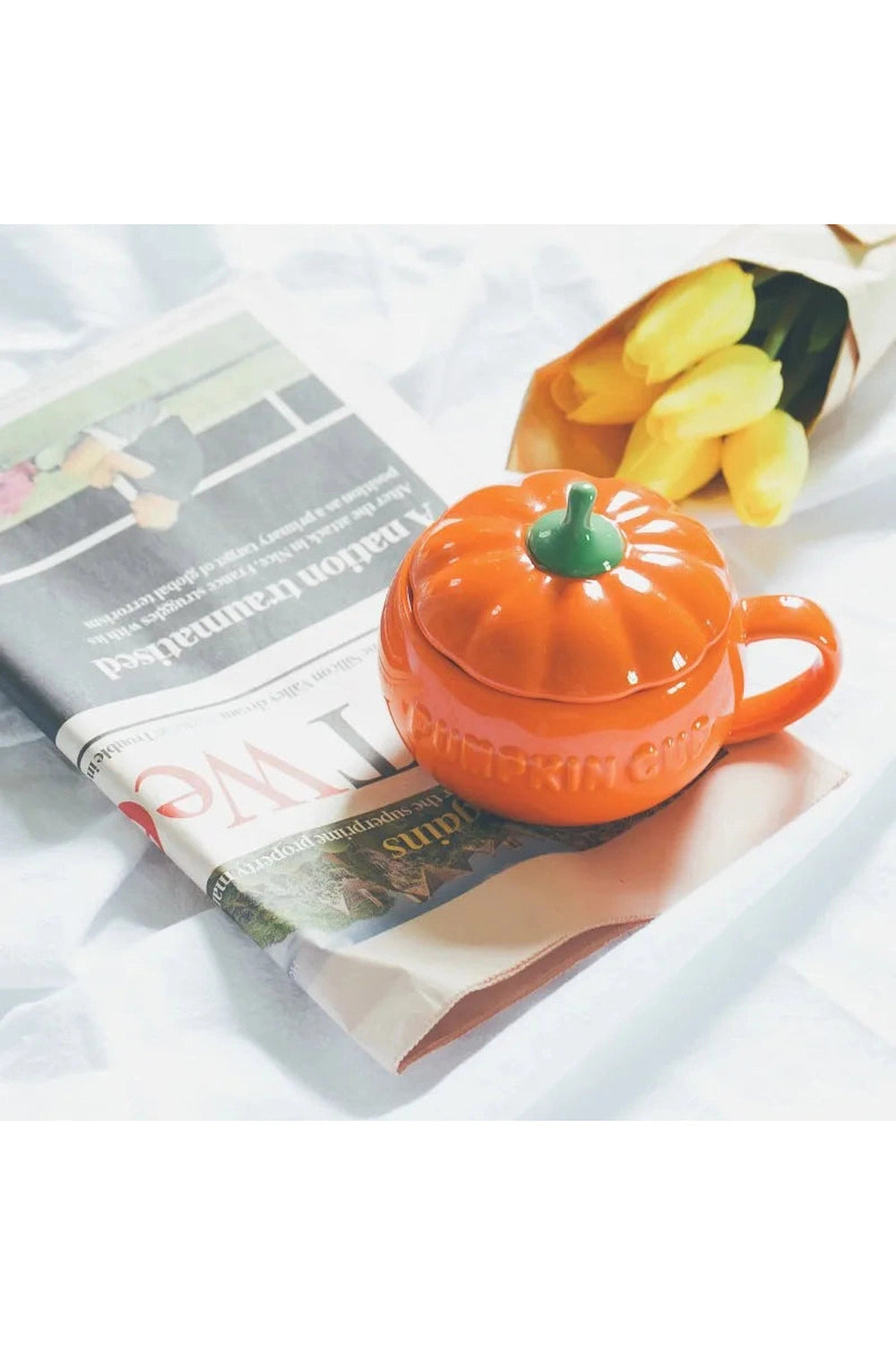 Autumn Harvest Pumpkin Mug