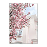 London Floral Canvas Poster