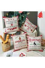 Holiday Linen Cushion Pillow Case