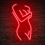 Neon Femme Silhouette Signs