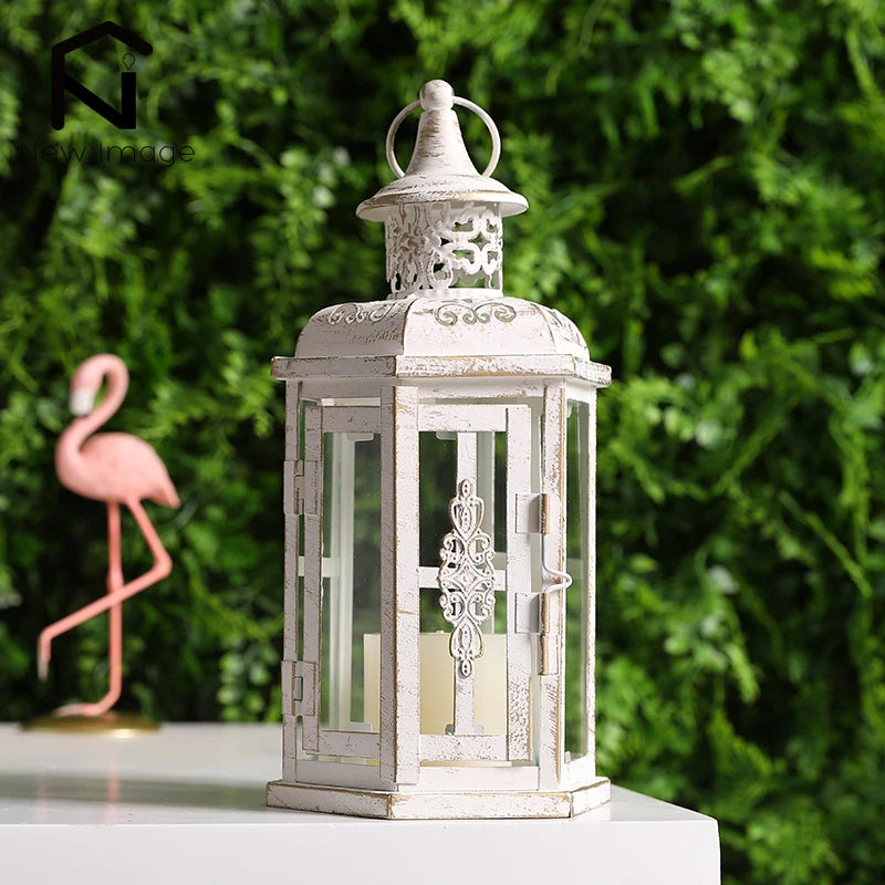 Metal Hanging Candle Lantern