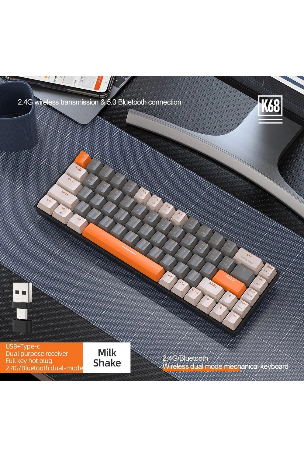 Compact Wireless Keyboard