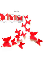 Colorful 3D Butterfly Stickers