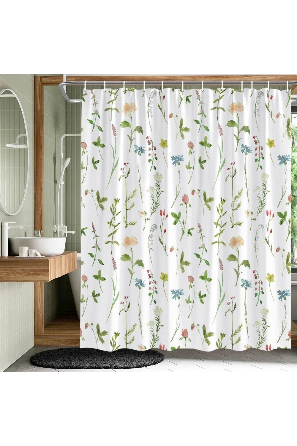 Garden Leaves Shower Curtain