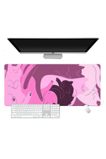 Black Kawaii Cat Deskmat