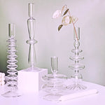 Crystal Aura Taper Candle Holders