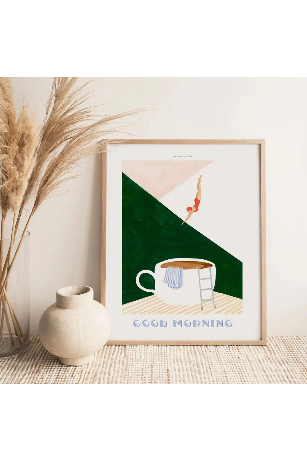 Good Morning Coffee Canvas Poster