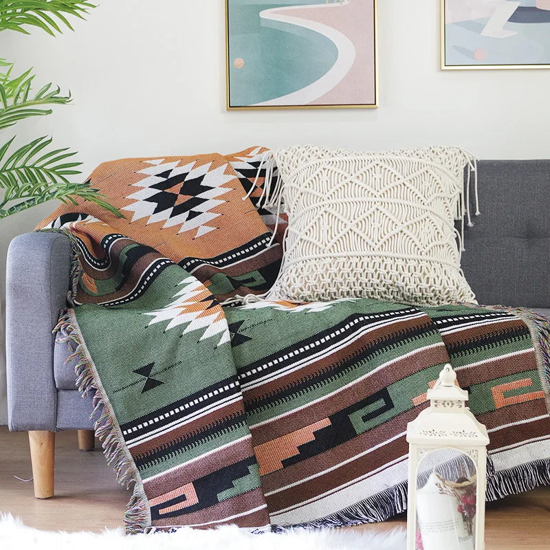 Southwestern Desert Boho Blanket