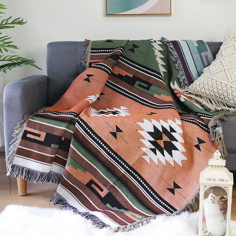 Southwestern Desert Boho Blanket