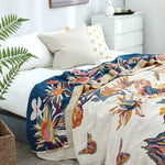 Botanical Garden Floral Blanket