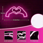 Pink Love Heart Neon