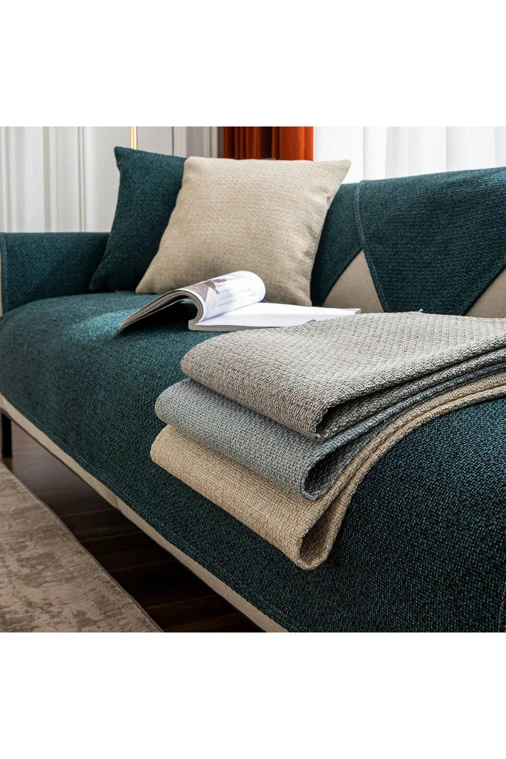 Seasonal Cotton Sofa Blanket