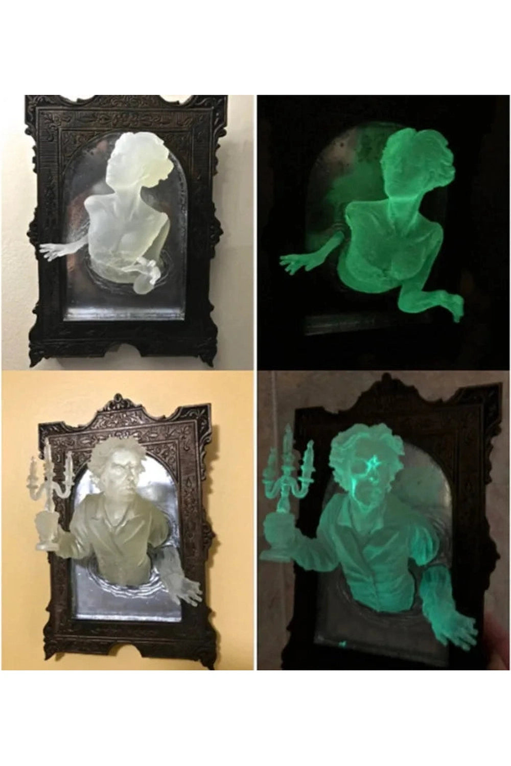 Halloween Victorian Ghost Wall Sculptures