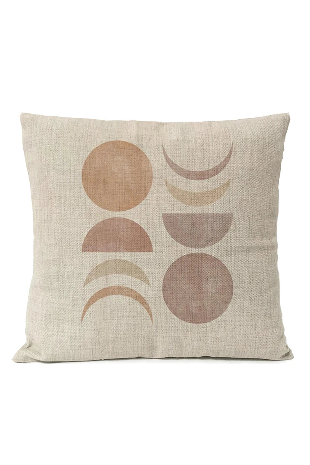 Boho Sun Moon Pillow Cover