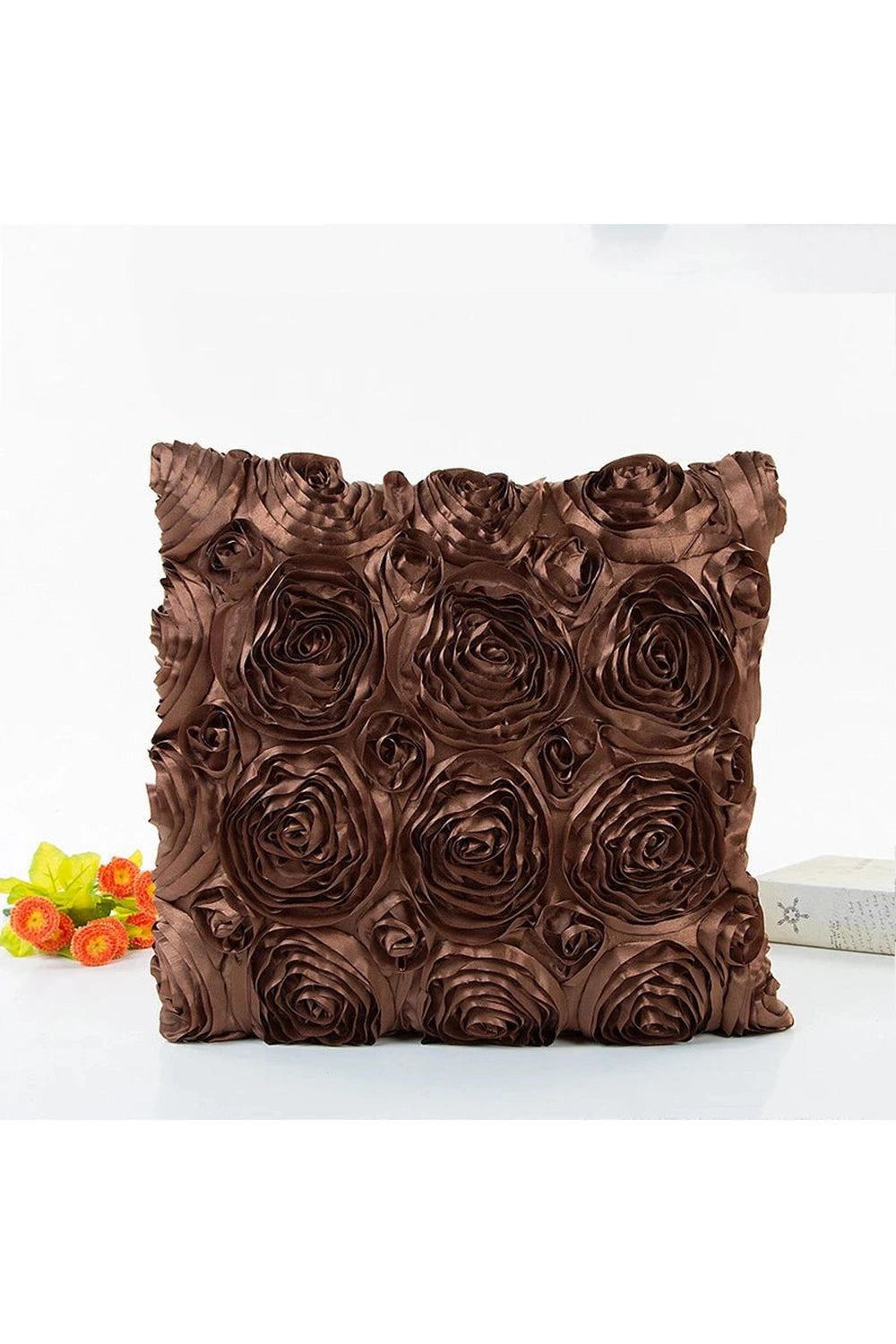 Romantic 3D Rose Pillow Case