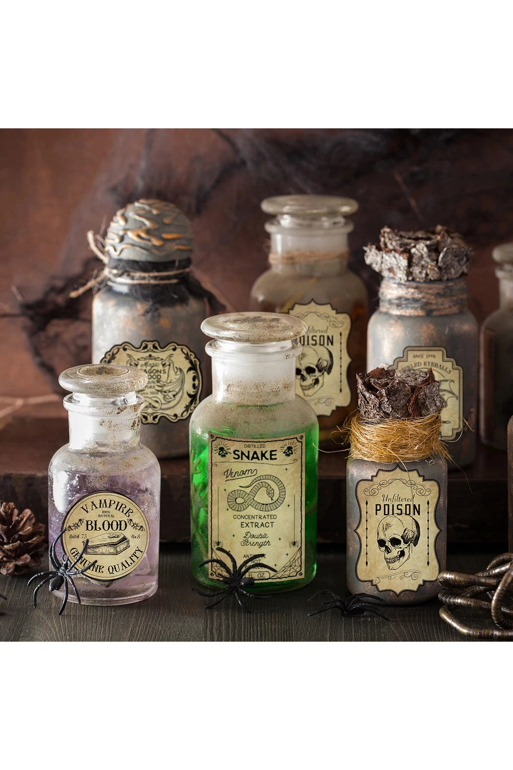 Spooky Halloween Apothecary Labels