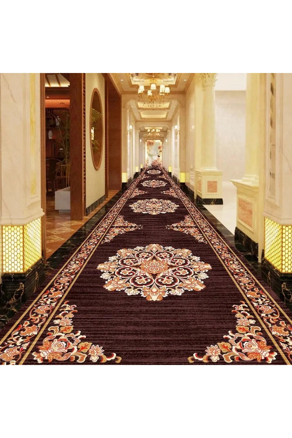 Long Modern Corridor Rug