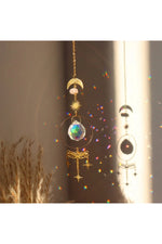 Golden Butterfly Prism Suncatcher